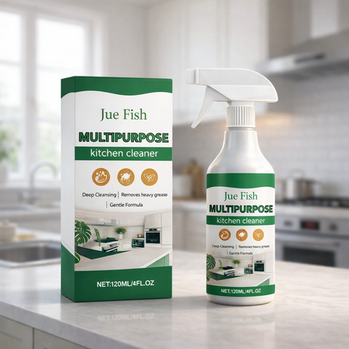 Multi Purpose Kitchen Cleaner – Powerful Degreaser Spray for Stove & Range Hood