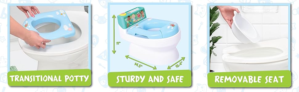 Musical Potty Training Seat for Toddlers with Interactive Learning Fun