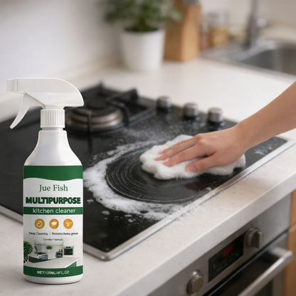 Multi Purpose Kitchen Cleaner – Powerful Degreaser Spray for Stove & Range Hood