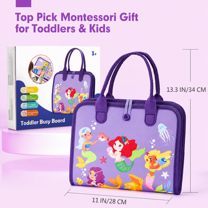 Busy Board Montessori Toys 3 Year Old Girl Gifts 3rd Bithday Idea