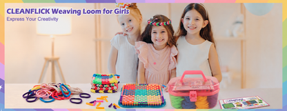 DIY Weaving Loom Kit for Kids – 1000 Colorful Craft Loops