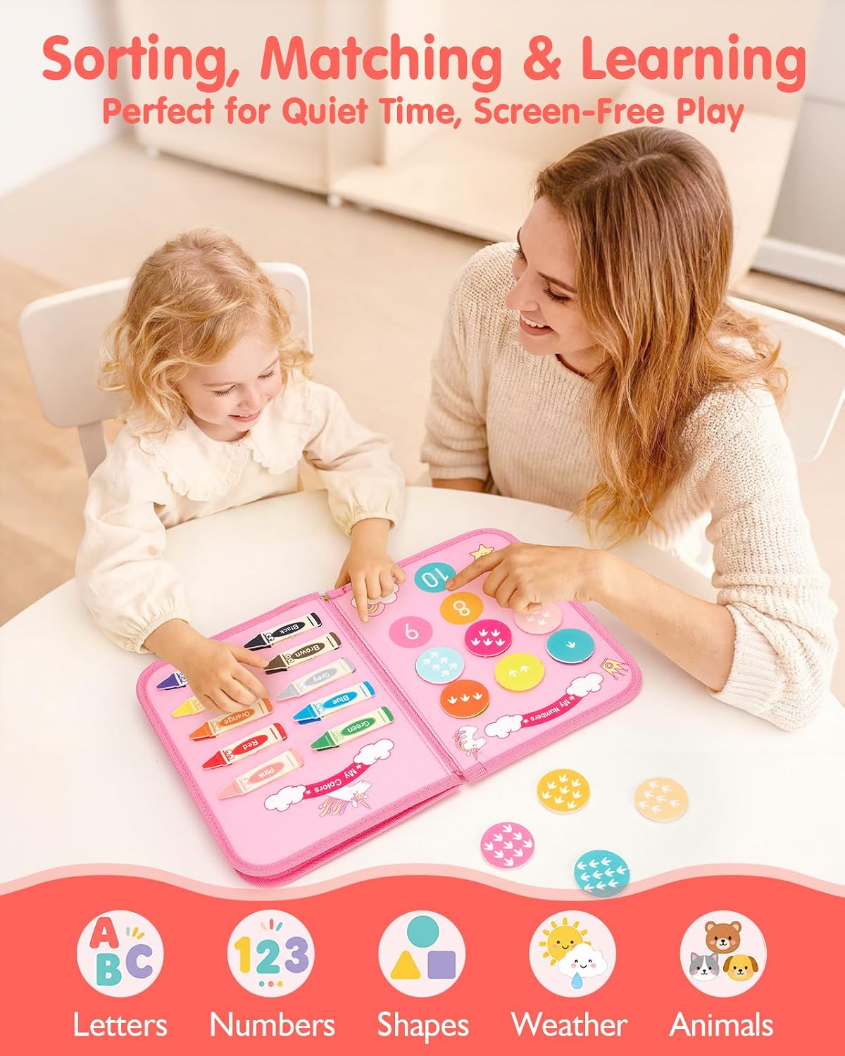 Busy Board Montessori Toys 3 Year Old Girl Gifts 3rd Bithday Idea