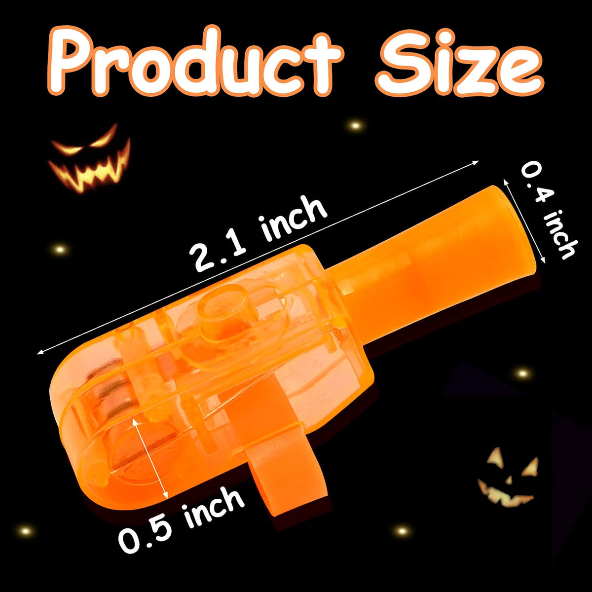 40-Pack Halloween Finger Projection Lights – Assorted Halloween Designs
