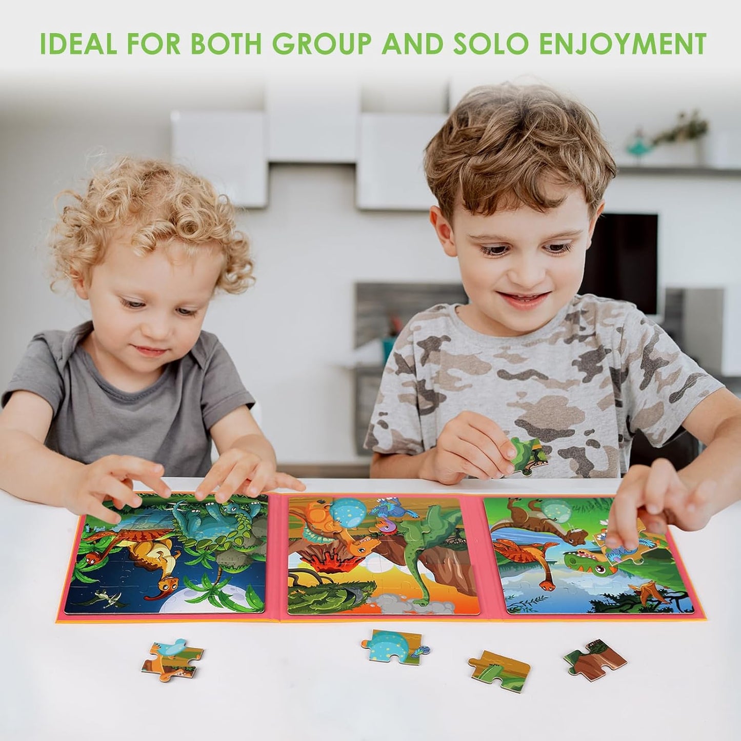 Magnetic Puzzles for Kids Ages 4-6, 36-Piece Preschooler Travel Toys Princess Puzzles Ages 3-5, Educational Learning Magnets, Ideal Road Trip Activities Toys for 3 4 5 6 Girls