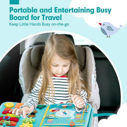 Busy Board Montessori Toys 3 Year Old Girl Gifts 3rd Bithday Idea