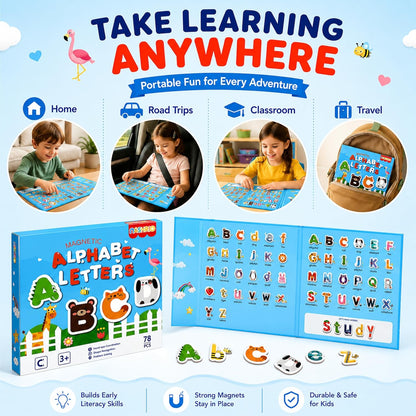 Magnetic Puzzles for Kids Ages 4-6, 36-Piece Preschooler Travel Toys Princess Puzzles Ages 3-5, Educational Learning Magnets, Ideal Road Trip Activities Toys for 3 4 5 6 Girls
