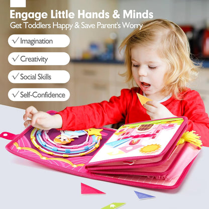 Busy Board Montessori Toys 3 Year Old Girl Gifts 3rd Bithday Idea