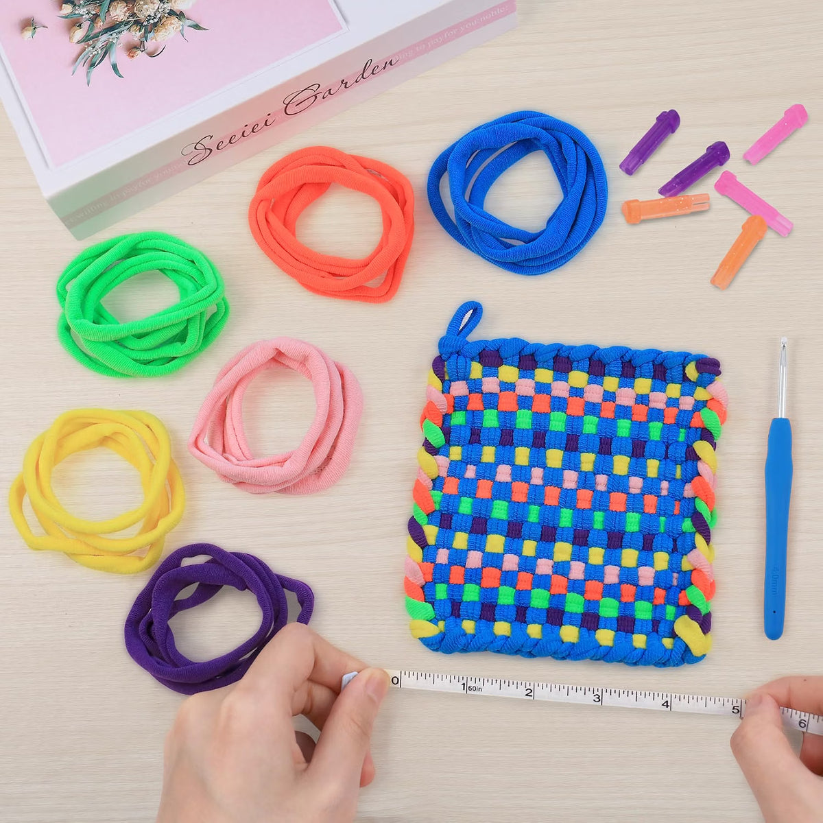DIY Weaving Loom Kit for Kids – 1000 Colorful Craft Loops