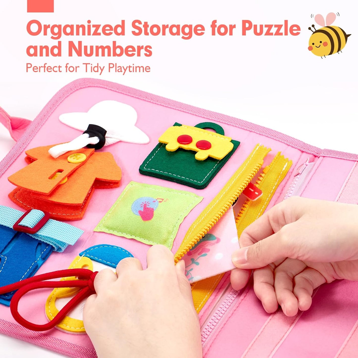 Busy Board Montessori Toys 3 Year Old Girl Gifts 3rd Bithday Idea