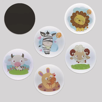 Color Changing Toilet Sticker Thermochromic Toilet Sticker Urinal Training Waterproof Color Changing Sticker For Kid Potty