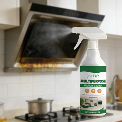 Multi Purpose Kitchen Cleaner – Powerful Degreaser Spray for Stove & Range Hood