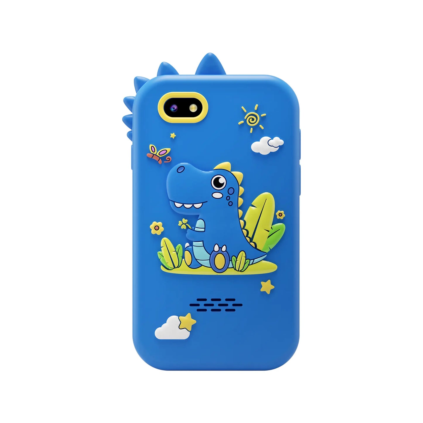 Portable Kids Touchscreen Toy Phone - Lithium-Powered, No Calling/No Internet, 26 Built-In Apps, Dual Cameras, Music Player, Stories, Educational Video Games - Travel Toy, Boy Gifts for Toddlers