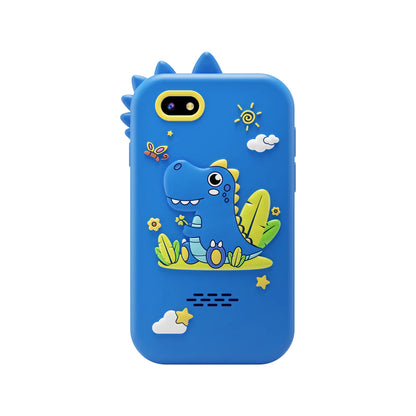Portable Kids Touchscreen Toy Phone - Lithium-Powered, No Calling/No Internet, 26 Built-In Apps, Dual Cameras, Music Player, Stories, Educational Video Games - Travel Toy, Boy Gifts for Toddlers