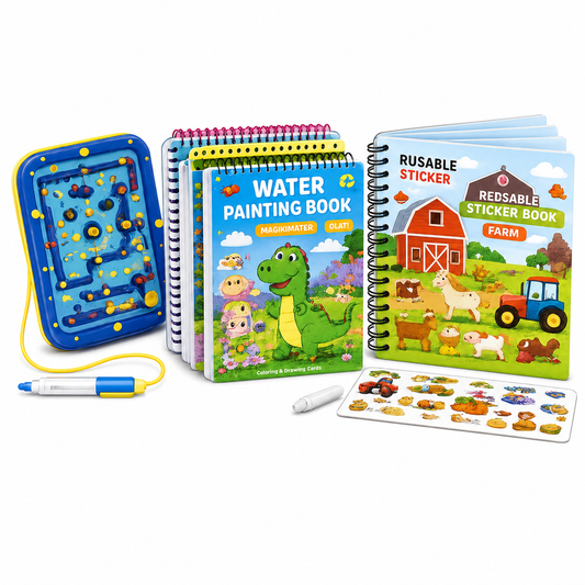 Screen-Free Travel Kit ⭐ Most Popular