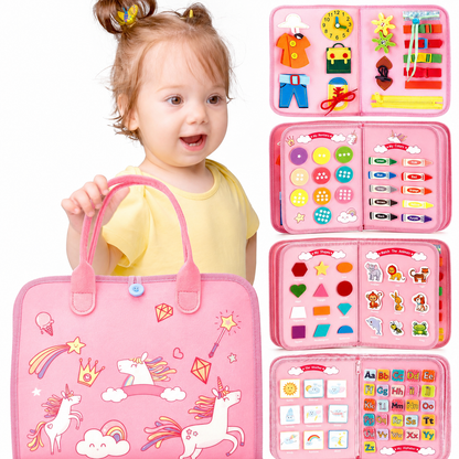Busy Board Montessori Toys 3 Year Old Girl Gifts 3rd Bithday Idea